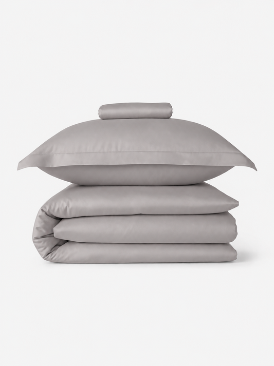 ÄGYPTISCHE BAUMWOLLE SET - Nebliges Taupe