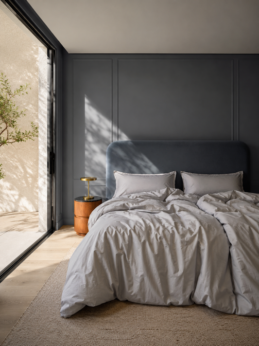 ÄGYPTISCHE BAUMWOLLE SET - Nebliges Taupe